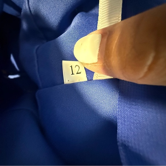 Chic One Shoulder Blue Dress - Picture 10 of 11